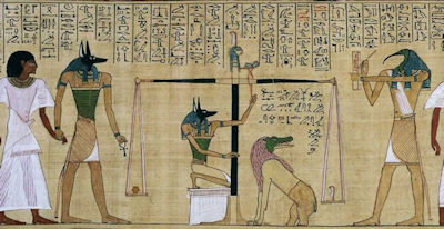 from the Egyptian Book of the Dead